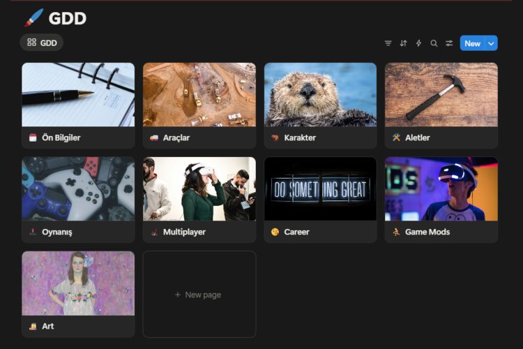 oyun tasarım dokümanı gdd