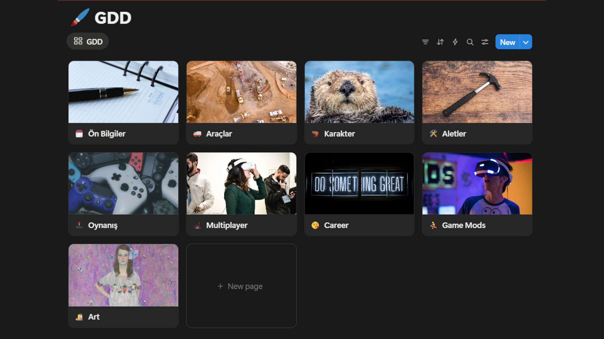oyun tasarım dokümanı gdd
