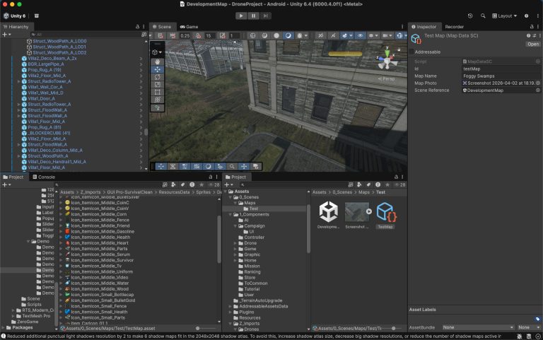Game Development Screenshoot